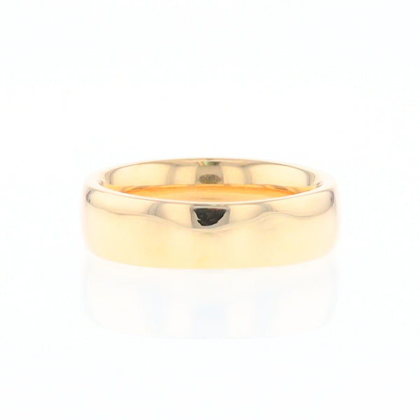 G2 Gold Quartz Ring, Three Section Rectangle Inlaid Band