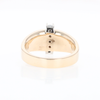Meteorite Ring Double Sided Inlaid Design with .23ctw Diamonds