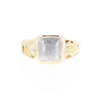 Meteorite & Gold Nugget Ring