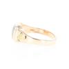 Meteorite & Gold Nugget Ring