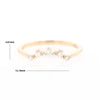 Yellow Gold Shadow Band