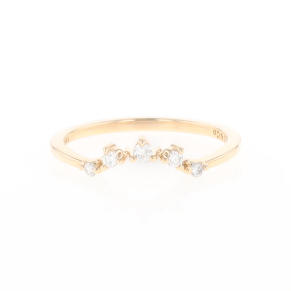 Yellow Gold Shadow Band
