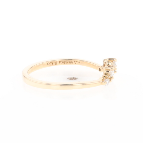 Yellow Gold Shadow Band