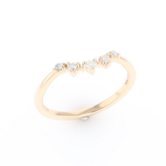 Yellow Gold Shadow Band