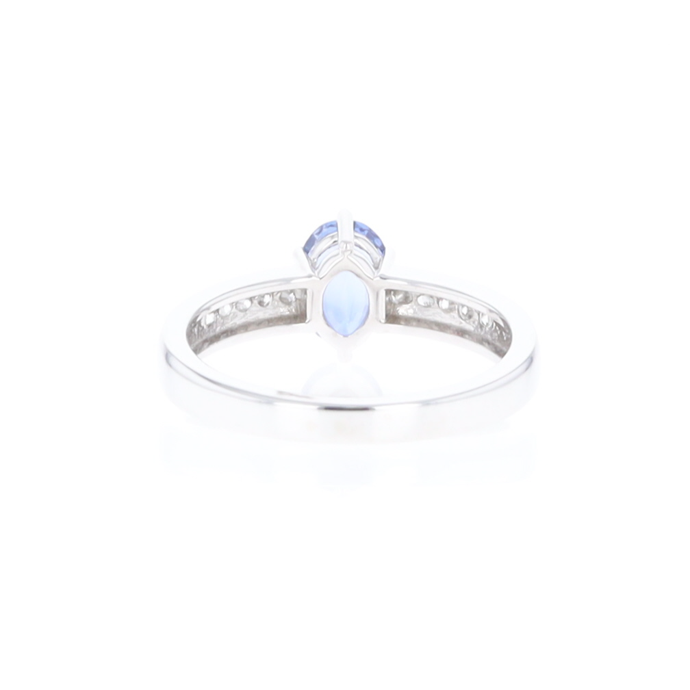 Ceylon Sapphire and Diamond Ring