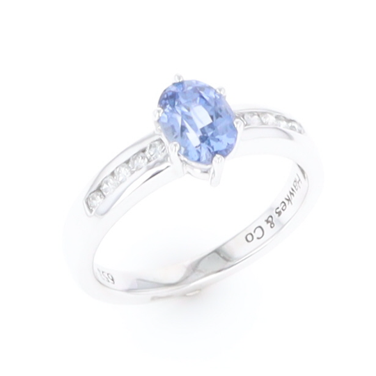 Ceylon Sapphire and Diamond Ring