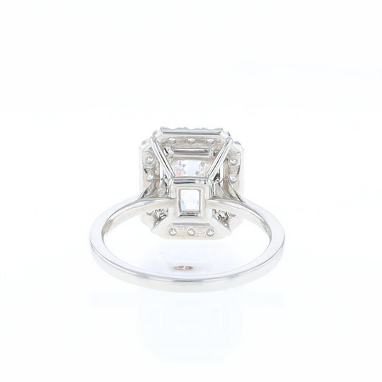 Emerald Cut Diamond Engagement Ring
