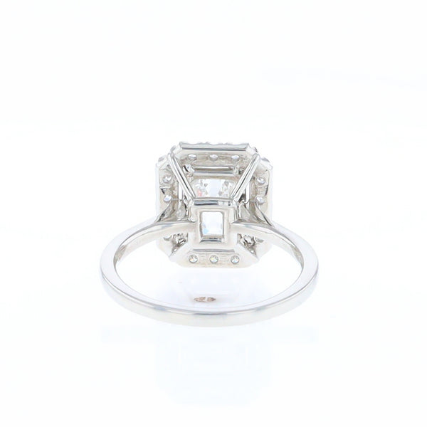 Emerald Cut Diamond Engagement Ring