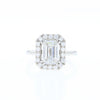 Emerald Cut Diamond Engagement Ring