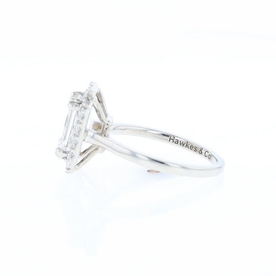 Emerald Cut Diamond Engagement Ring