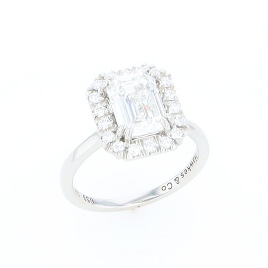 Emerald Cut Diamond Engagement Ring