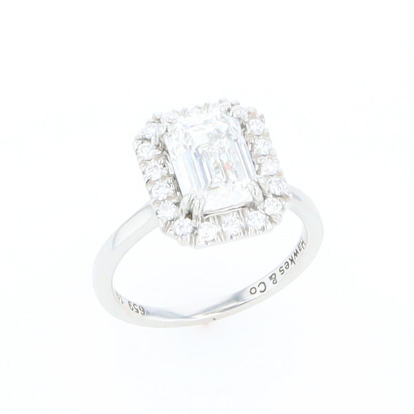 Emerald Cut Diamond Engagement Ring