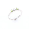 Peridot & Diamond Mother's Ring