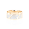 Meteorite Ring, 3 Section Inlaid Design