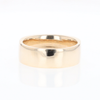 Meteorite Ring, Center Inlaid & Natural Nugget Sides