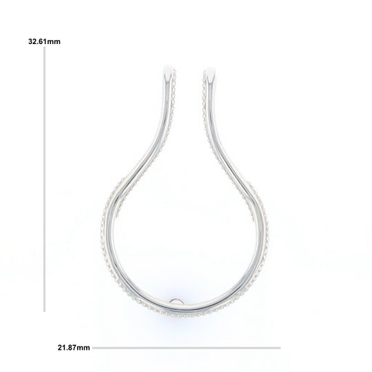 Milgrain Ring Holder Pendandt