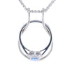 Milgrain Ring Holder Pendandt