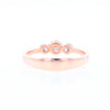 Rose Gold Three-Stone Engagement Ring