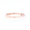 Rose Gold Three-Stone Engagement Ring