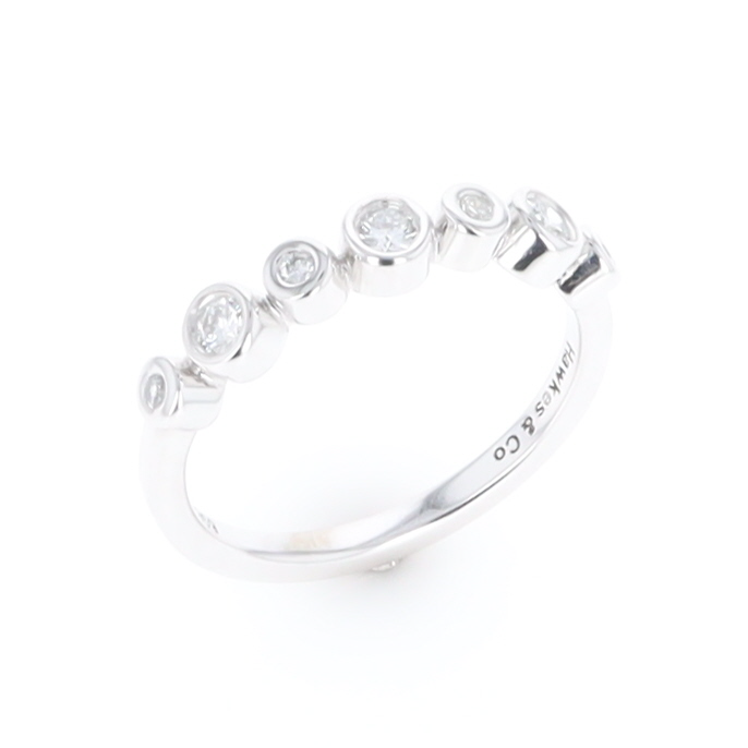 7-Stone Bezel Set Diamond ring