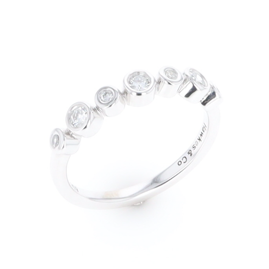 7-Stone Bezel Set Diamond ring