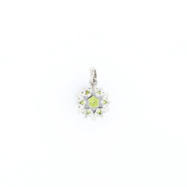 Solitaire Peridot Tulip Pendant