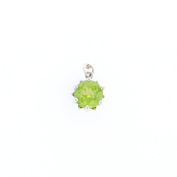 Solitaire Peridot Tulip Pendant