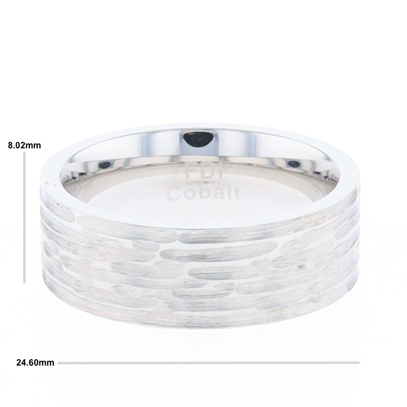 Cobalt Textured Men's Ring