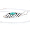 Diamond Shaped Malachite Pendant