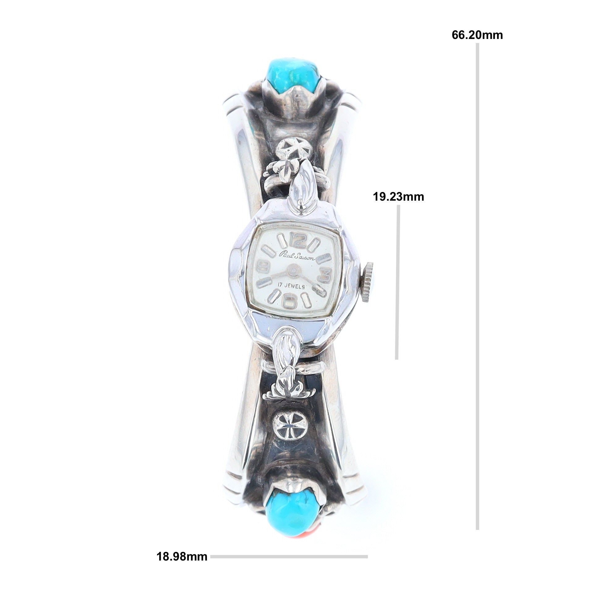 Native sterling hotsell watch turquoise coral