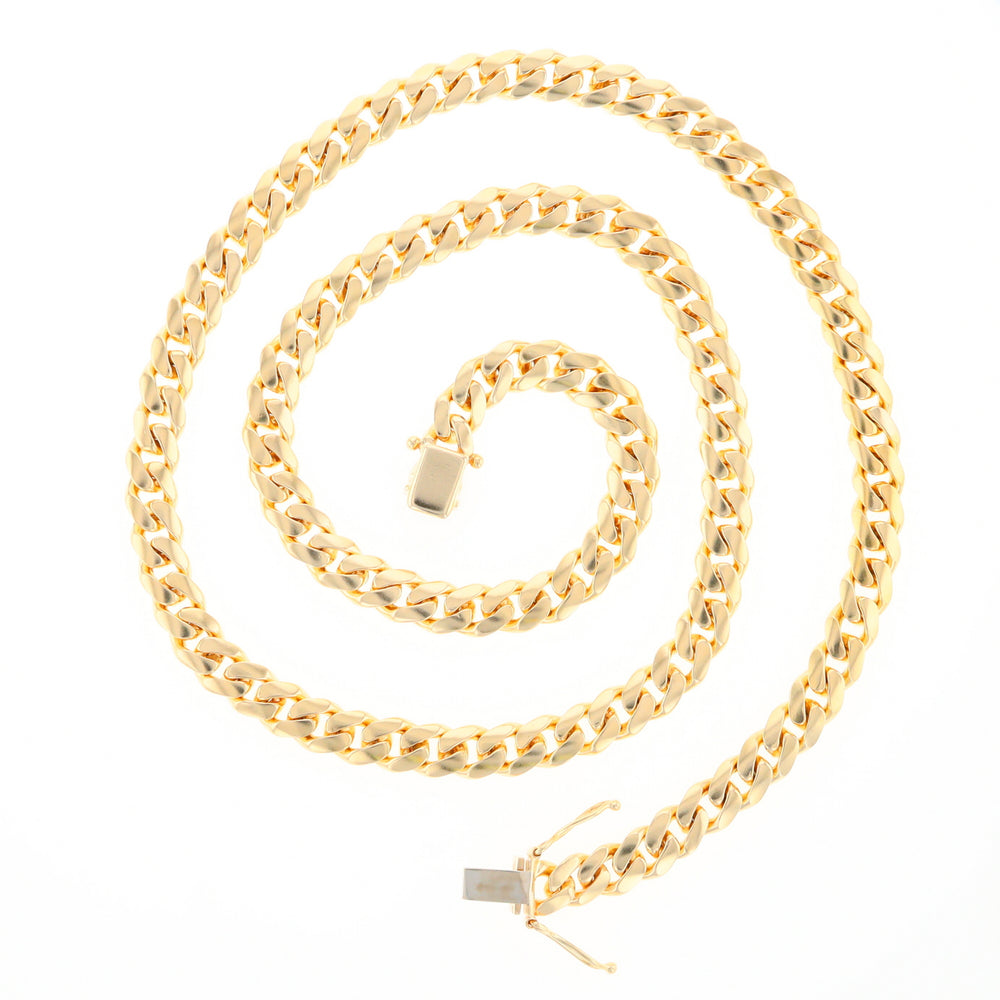 22.25" Curb Link Chain 14K Gold