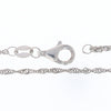Sterling Silver 17.5" Singapore Chain