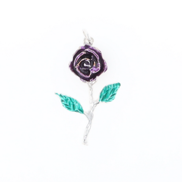 Silver Flower Charm