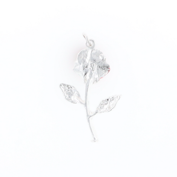Silver Flower Charm