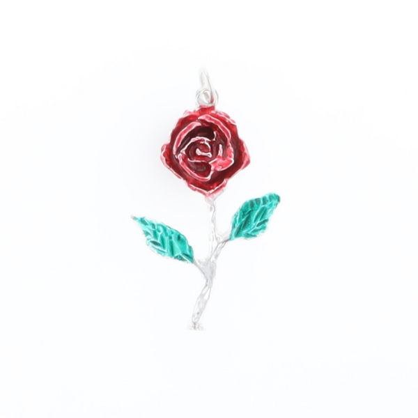 Silver Flower Charm