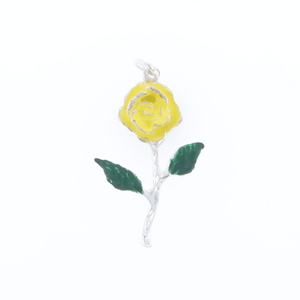 Silver Flower Charm