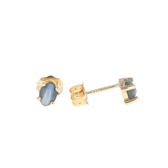 Cat's Eye Alexandrite Studs