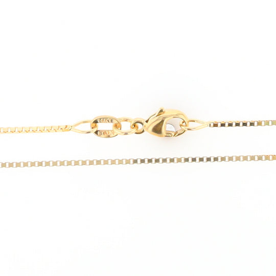 18" Yellow Gold Box Chain