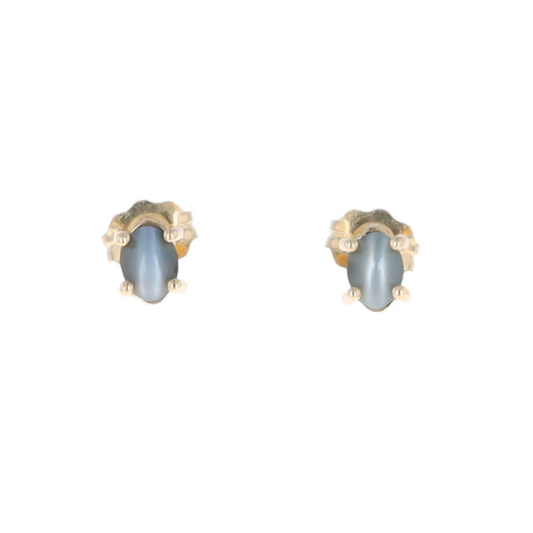 Cat's Eye Alexandrite Studs