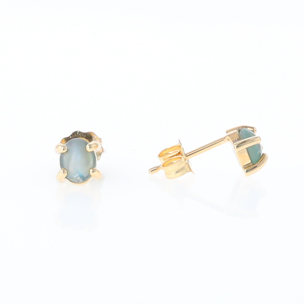 Cat's Eye Alexandrite Studs