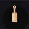 Opal Pendant Rectangle Inlaid Design with .04ctw Round Diamond