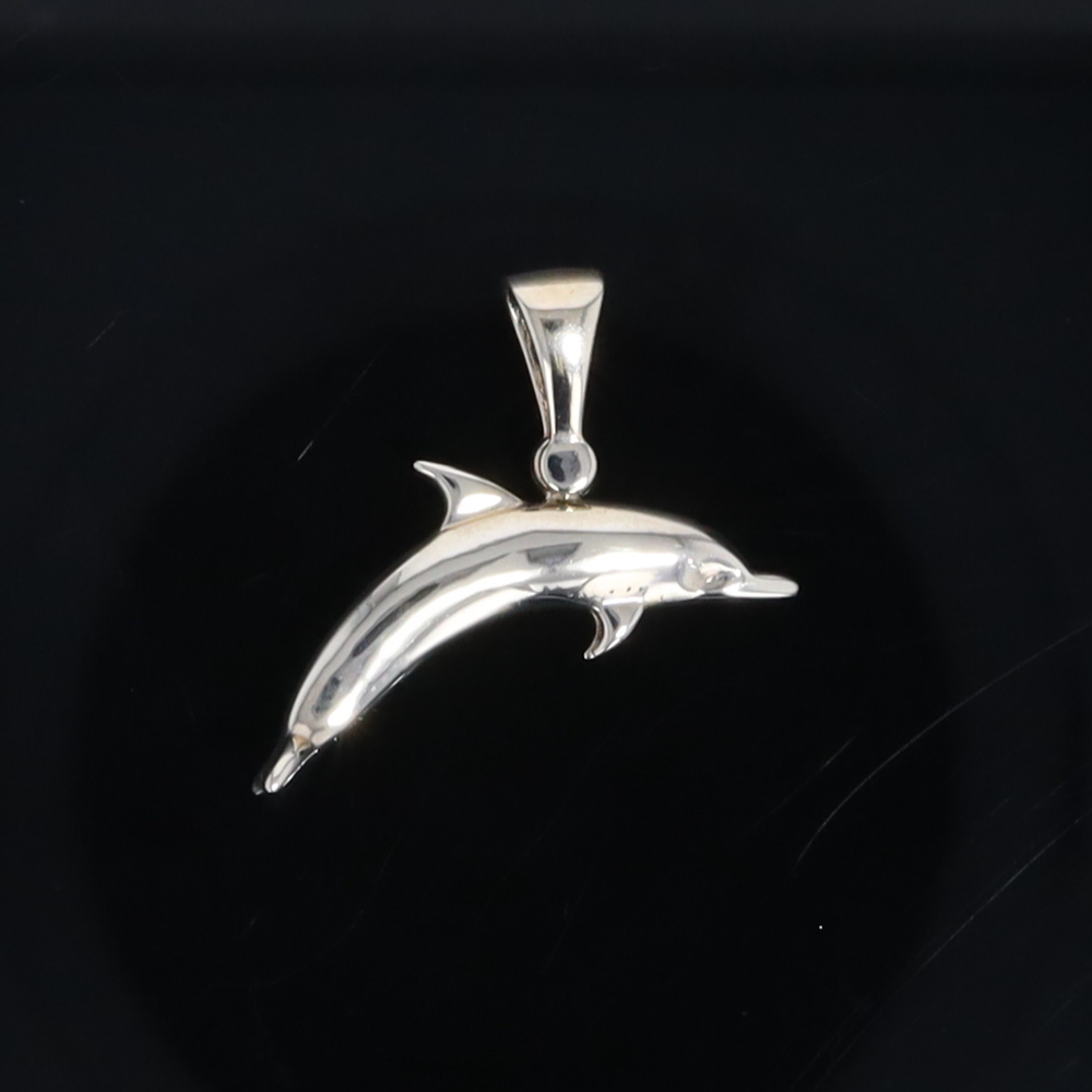 Opal Pendant Inlaid Sea Life Dolphin