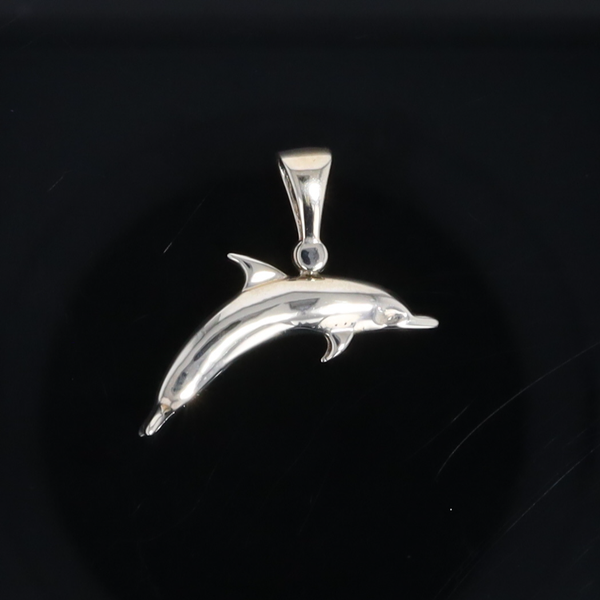 Opal Pendant Inlaid Sea Life Dolphin