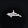 Opal Pendant Inlaid Realistic Orca Killer Whale Design