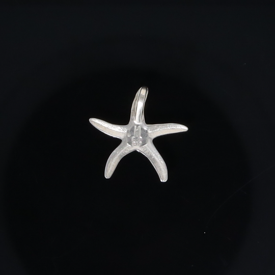 Opal Pendant Inlaid Realistic Star Fish Design