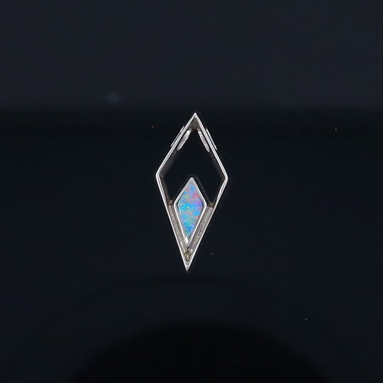 Opal Pendant Diamond Inlaid Design