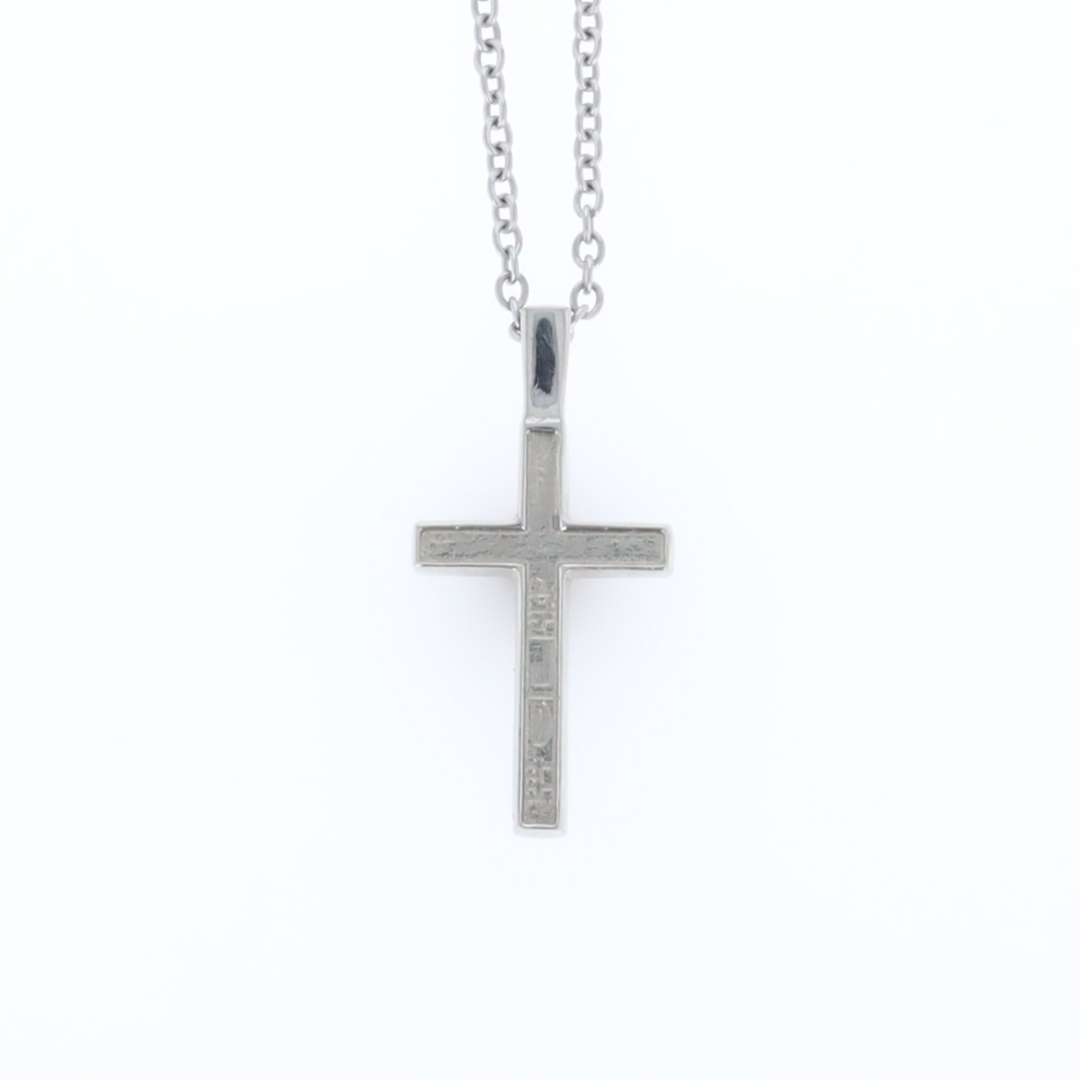 Sugilite 3 Section Inlaid Cross Pendant