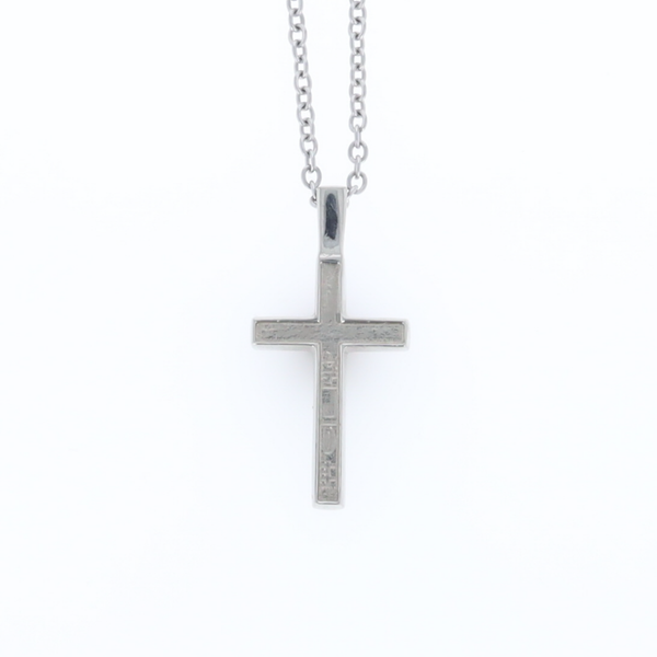 Sugilite 3 Section Inlaid Cross Pendant
