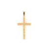 Three Section Gold Quartz Cross - G2