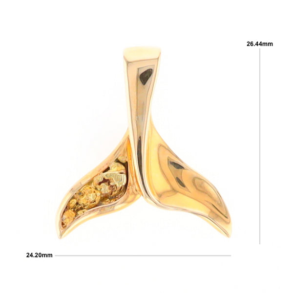 Whale Tail Necklaces Natural Nuggets Inlaid Sea Life Pendant